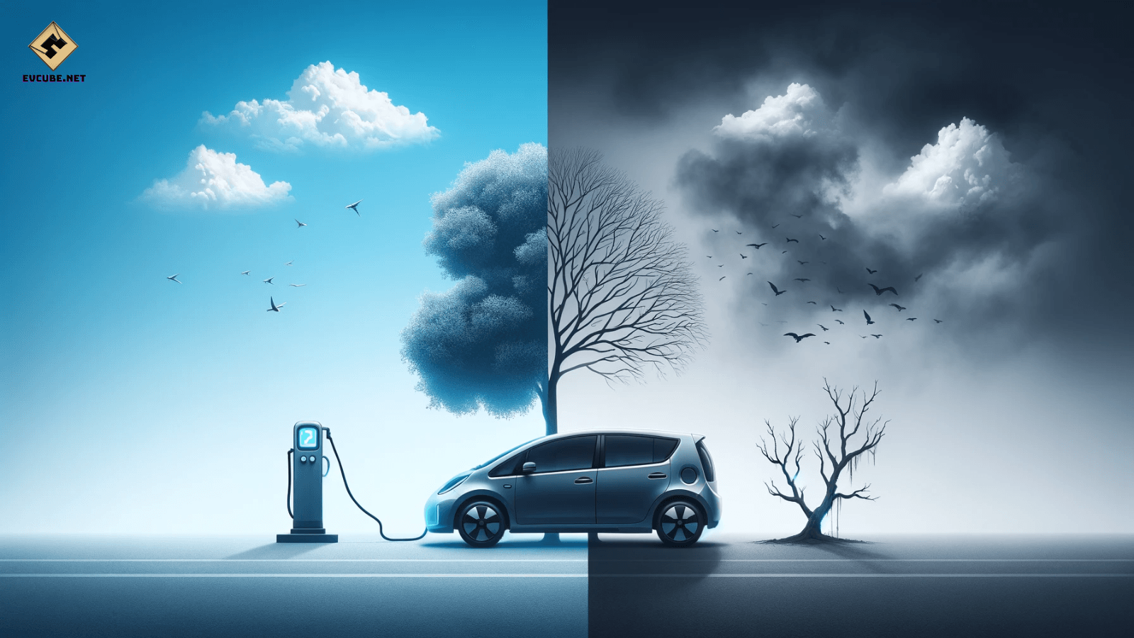 EV Green energy protect environment charging with evcubnb level 2 ev charger