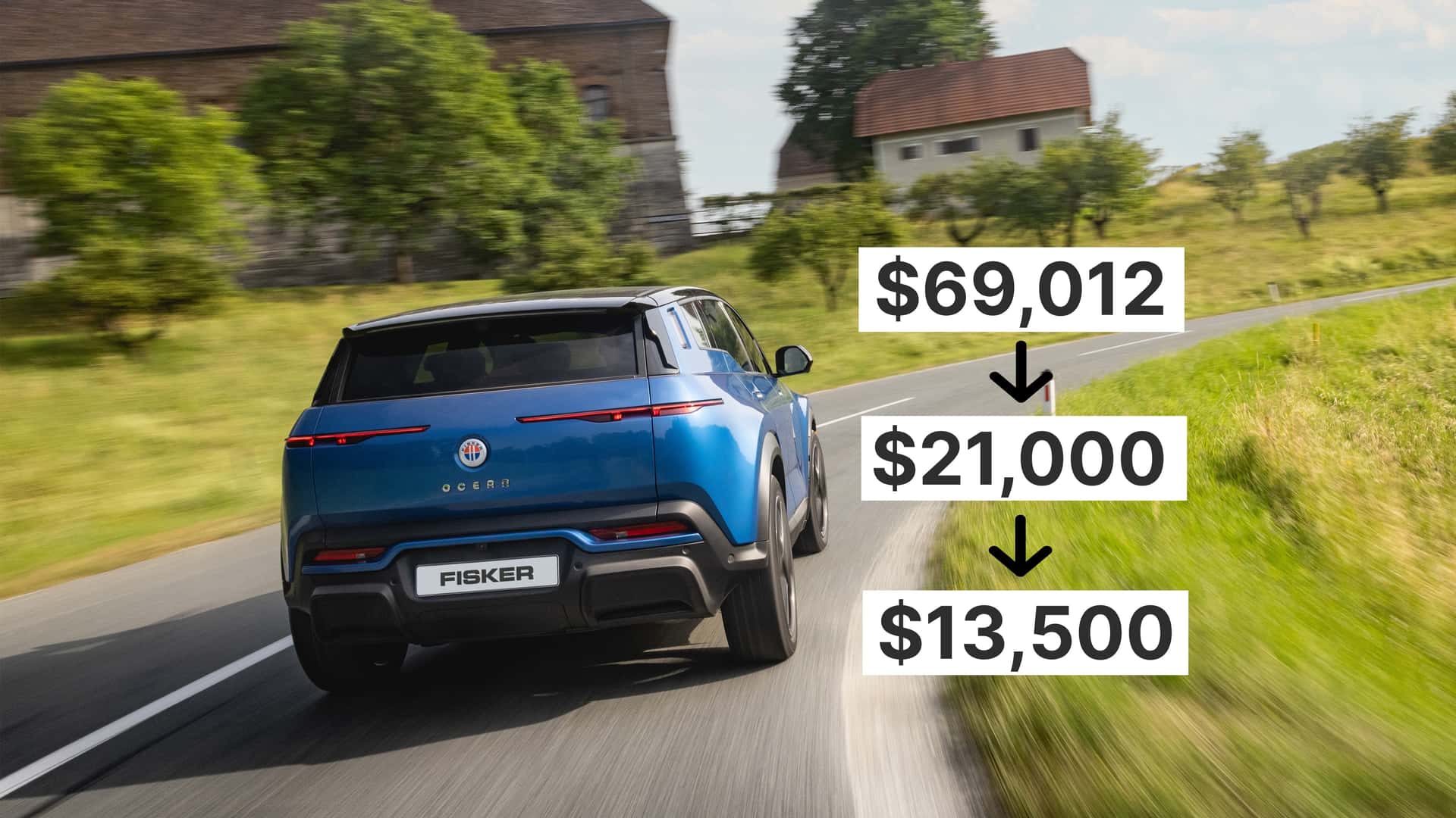 Fisker Ocean Proprietor Assessment: $69,012 To $13,500 In One Day