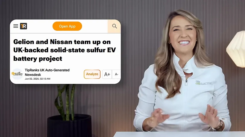 Nissan and Gelion sulfur battery research headline from the episode
