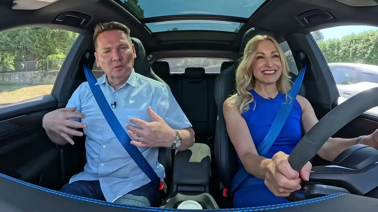 Holy crap, this is fast!! // 2026 Porsche Macan GTS Review supporting visual from EVCUBE.NET