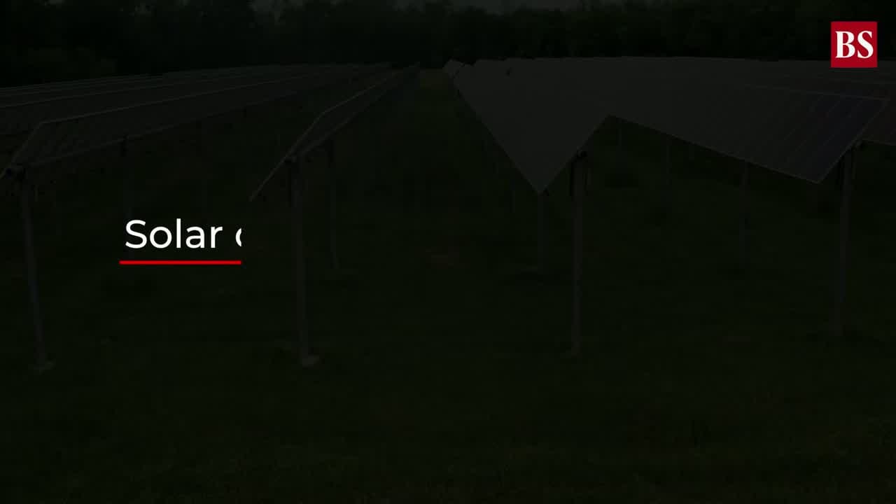 A solar park in India representing the country's rapid deployment push
