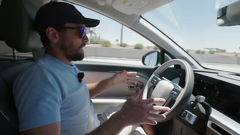 IONIQ 9 on a road trip
