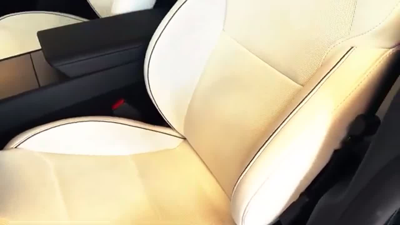 2026 Model Y Performance on highway showing lowered stance