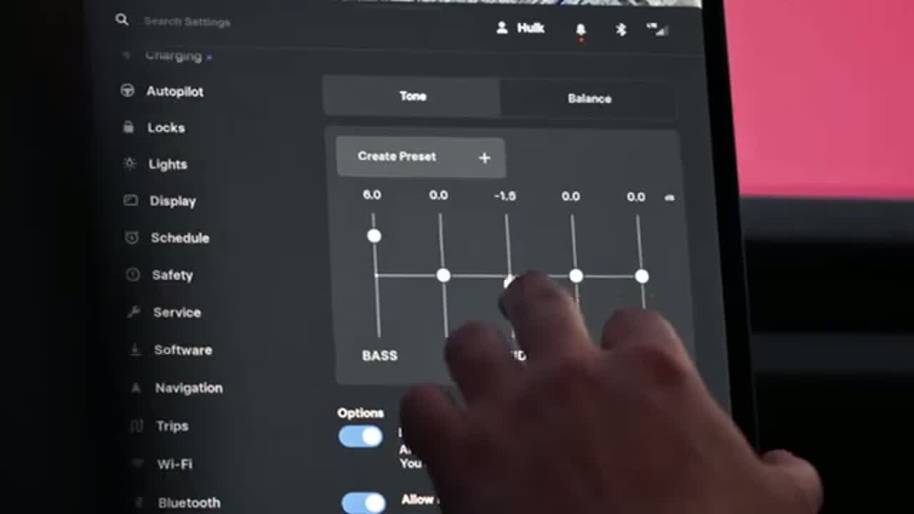 2026 Model Y Performance interior with 16-inch OLED screen and rear screen