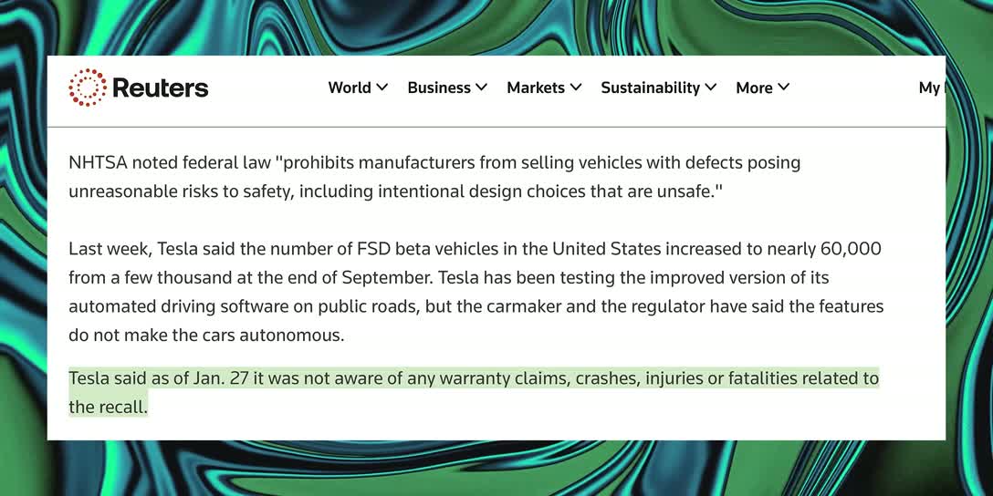 Tesla on the road, illustrating the supervised self-driving experience