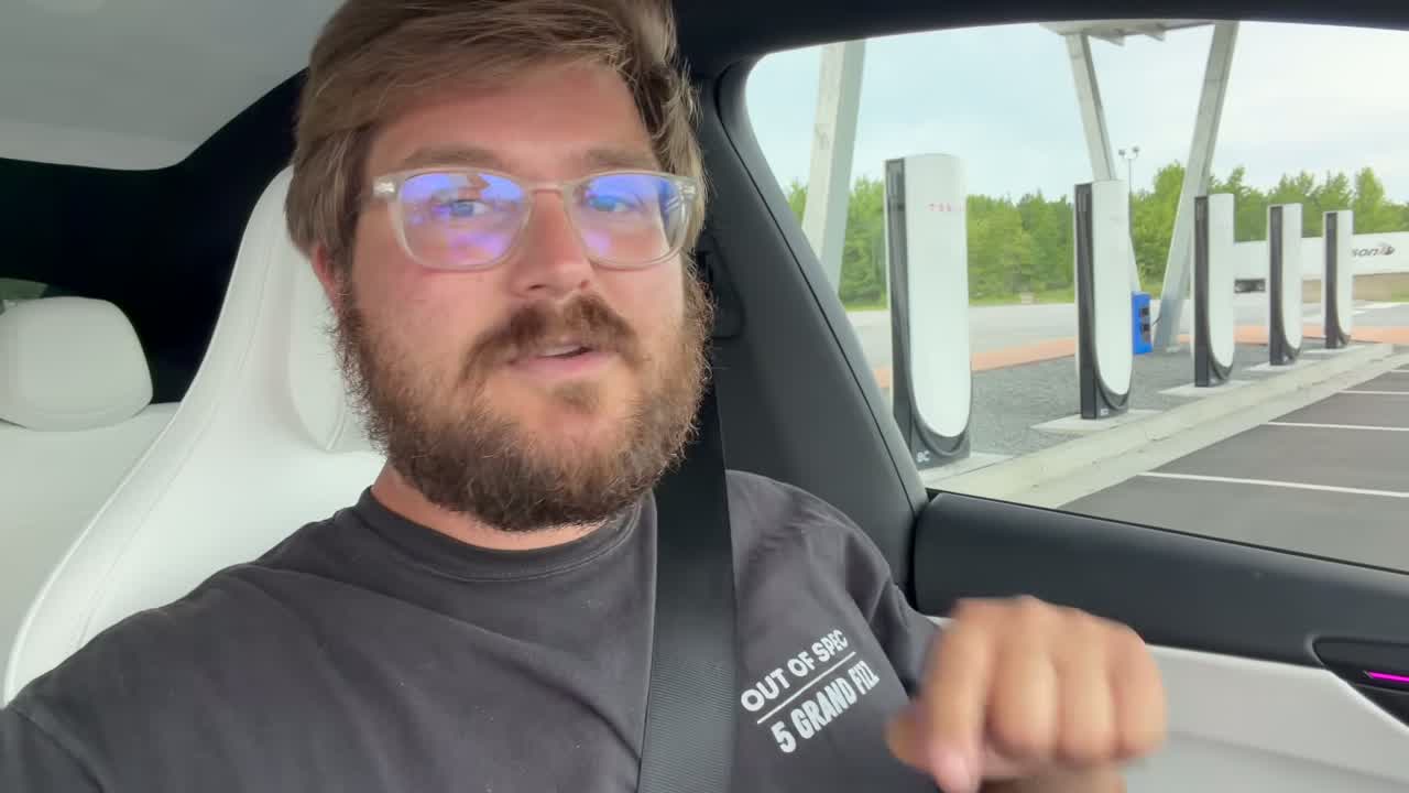 Hankook Ion Evo all-season tire on the Model Y Performance