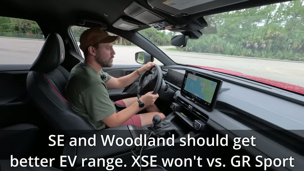 RAV4 Plug-in Hybrid interior and dashboard