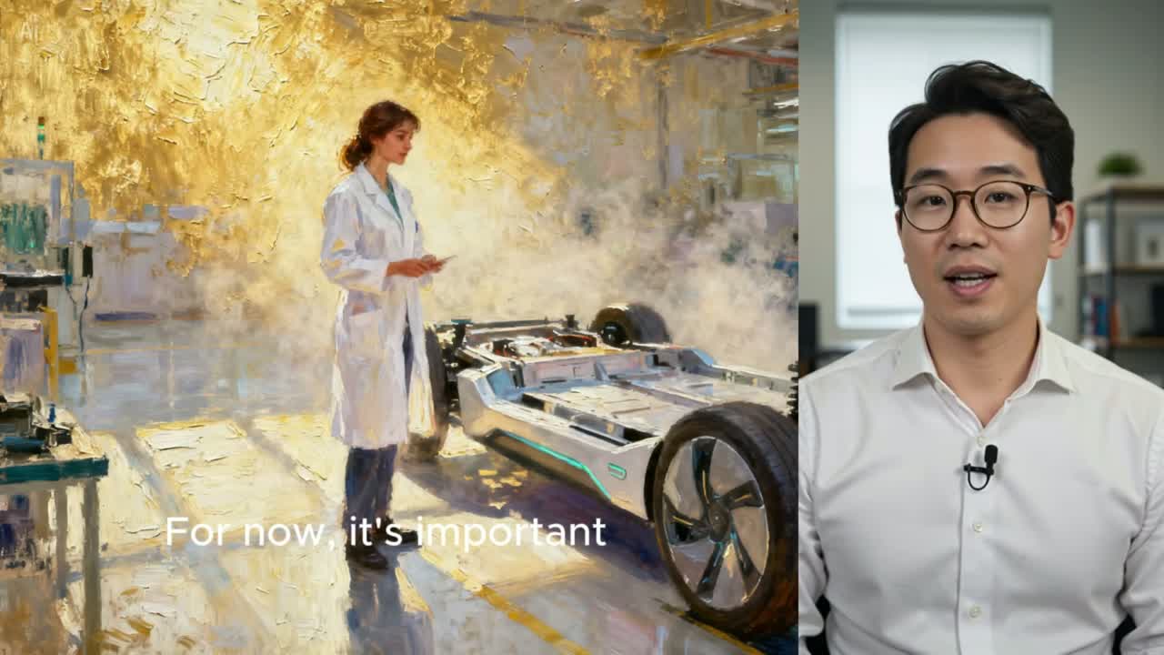 EV battery research lab