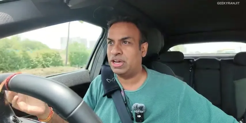 BE 6 driver-focused interior with dark cabin and moon roof