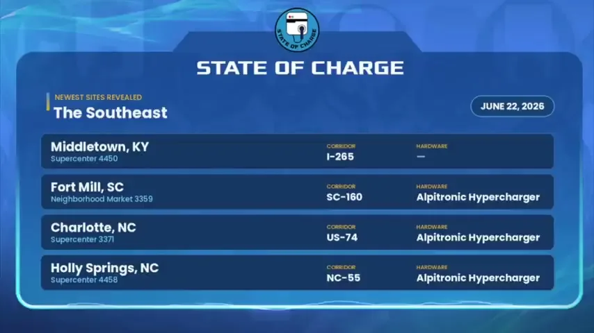 EV charging station