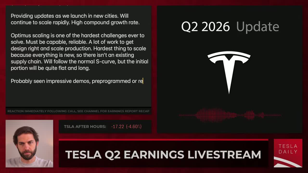 Tesla Q2 2026 revenue versus profit