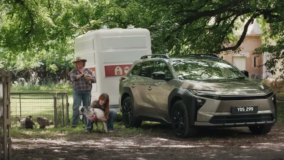 Toyota bZ3X electric SUV on display in China