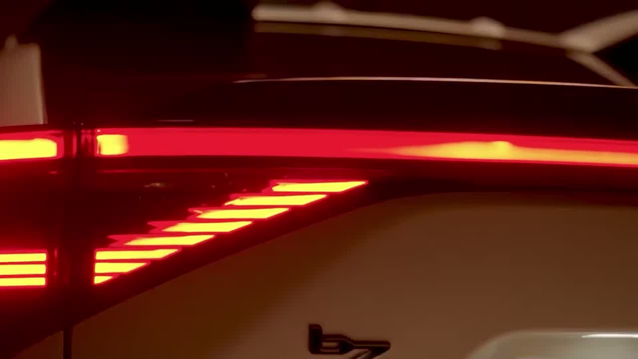 Side profile of the Toyota bZ3X EV