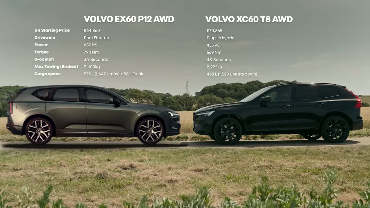 2026 Volvo XC60 Recharge on the road