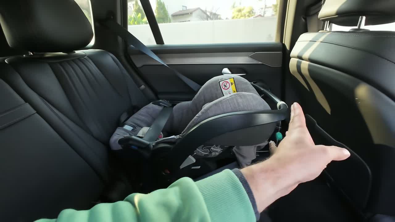 BYD ATTO 8 second row seating and panoramic sunroof