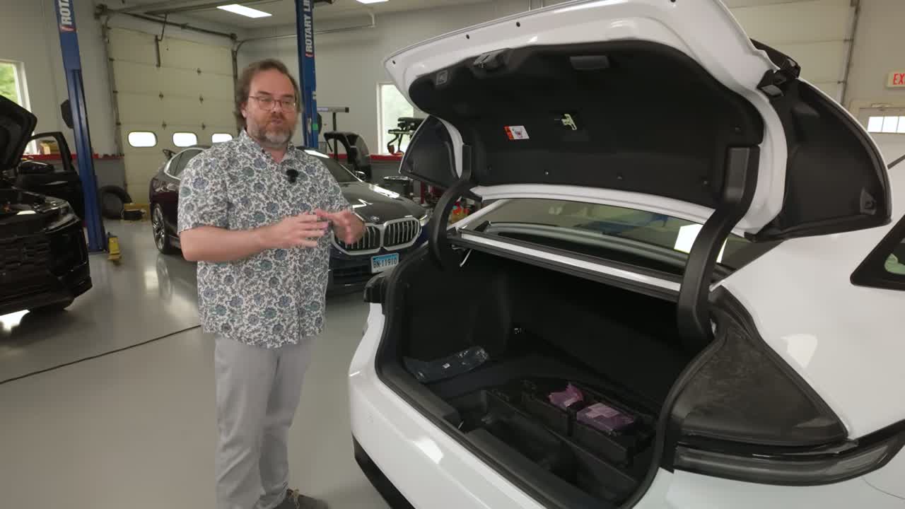 2026 Lexus ES 500e charging port with NACS connector