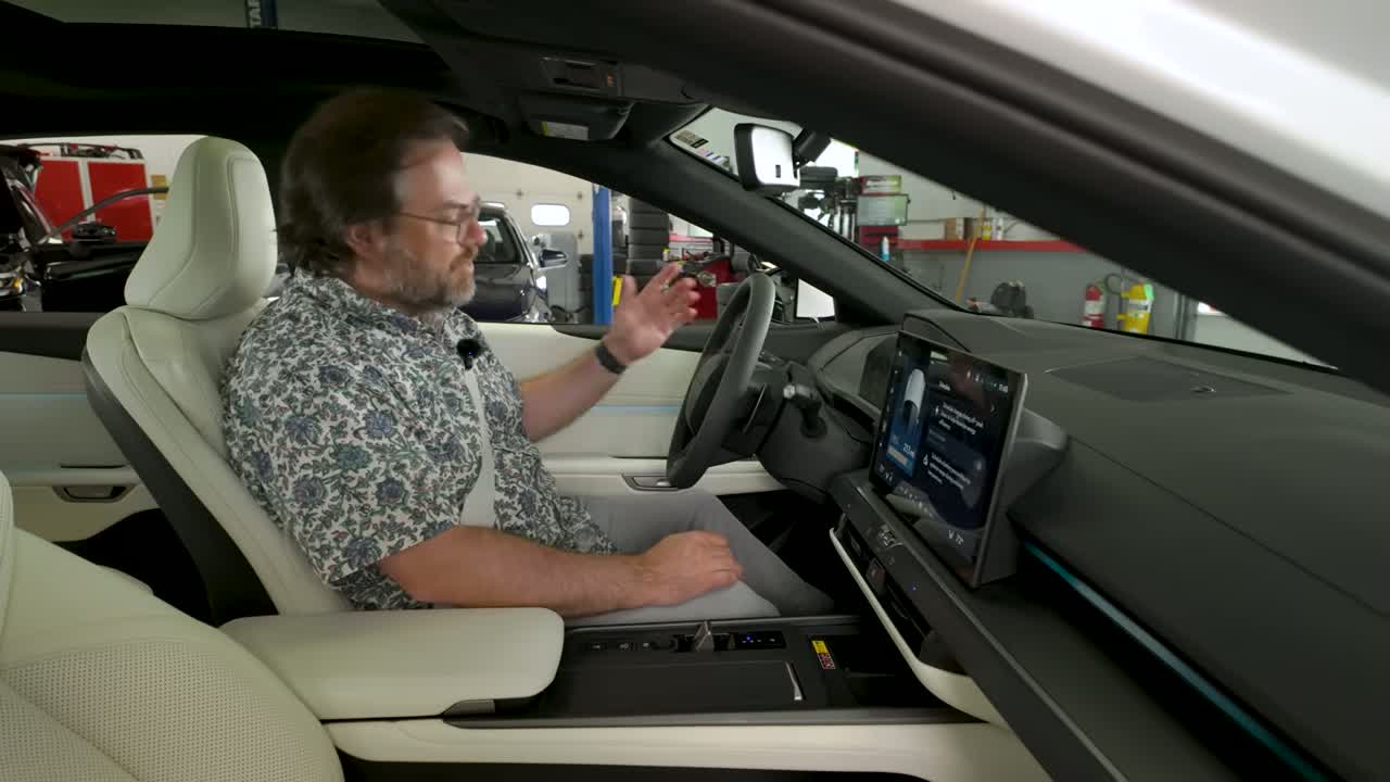 2026 Lexus ES 500e rear seat with generous legroom